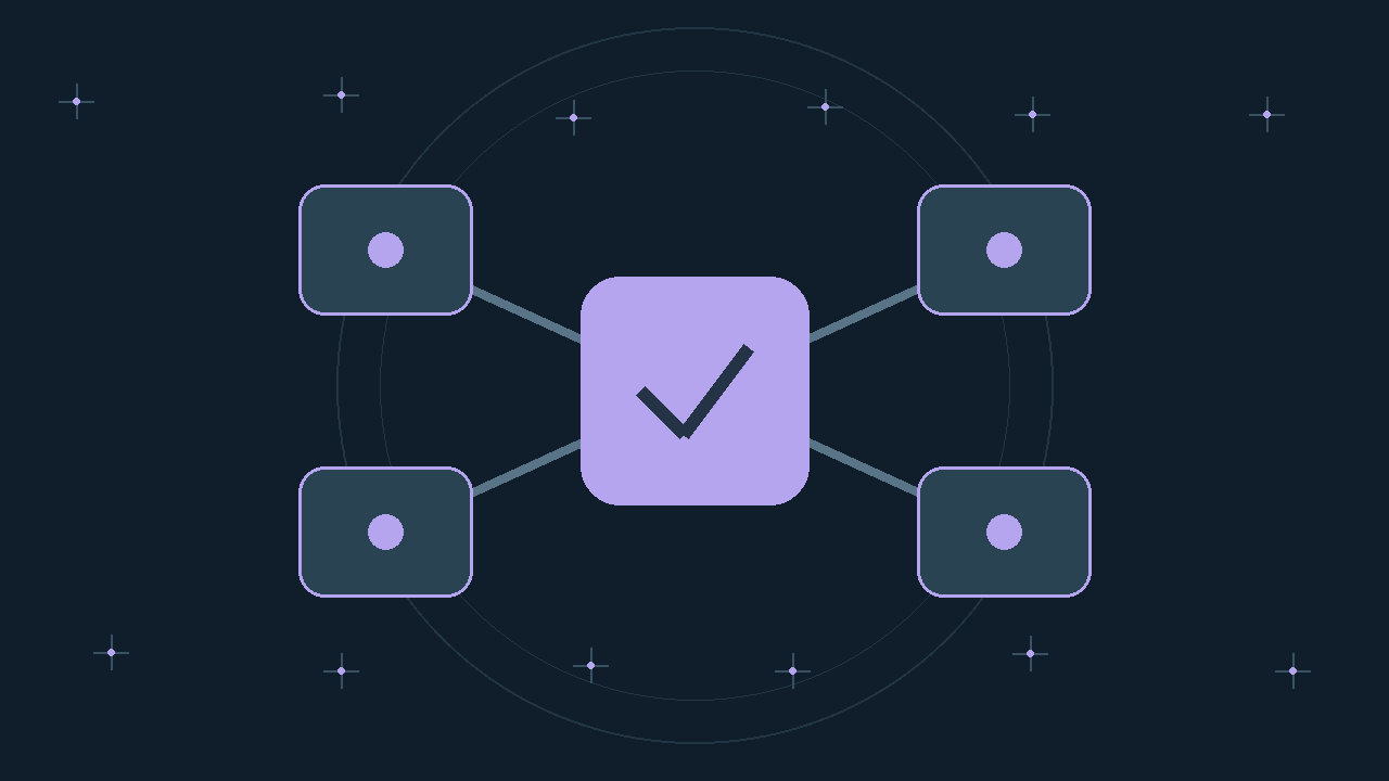 Illustration générée : modules reliés.