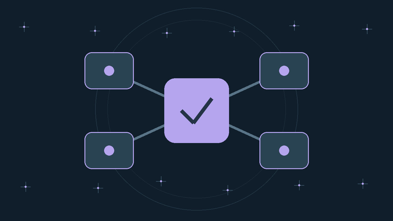 Illustration générée : modules reliés.