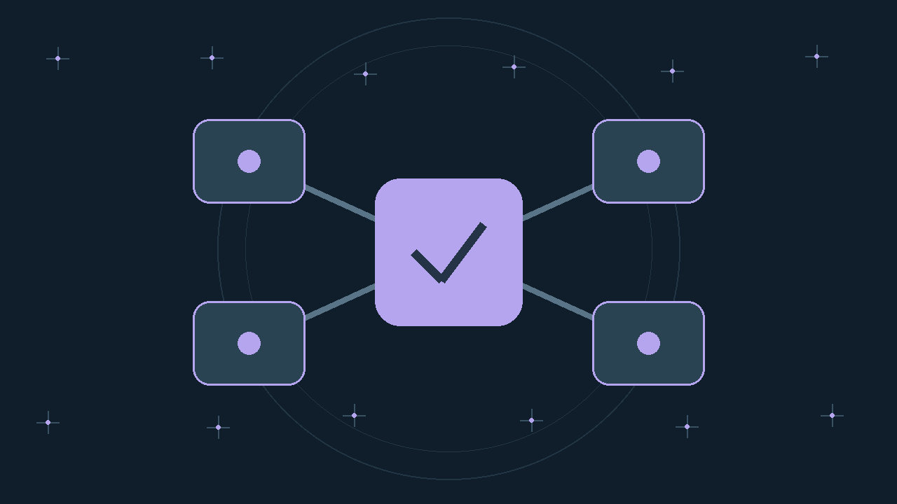 Illustration générée : modules reliés.