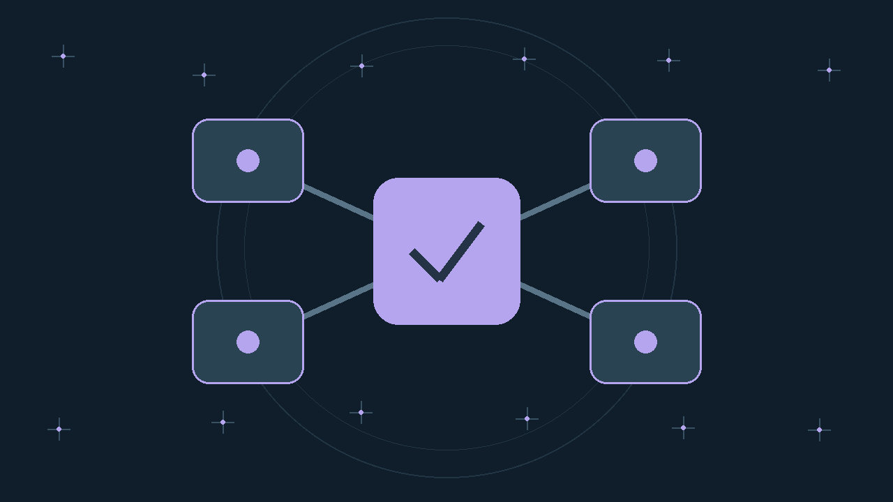 Illustration générée : modules reliés.