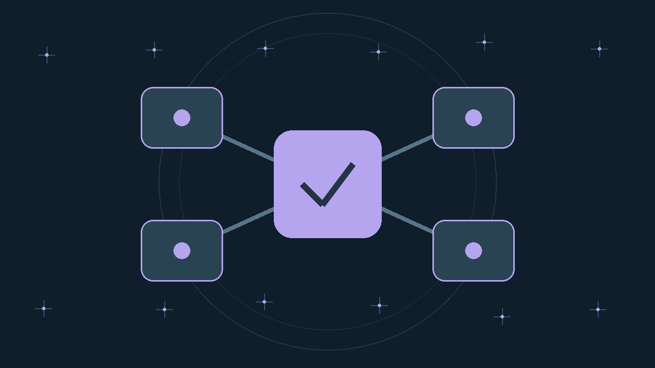 Illustration générée : modules reliés.