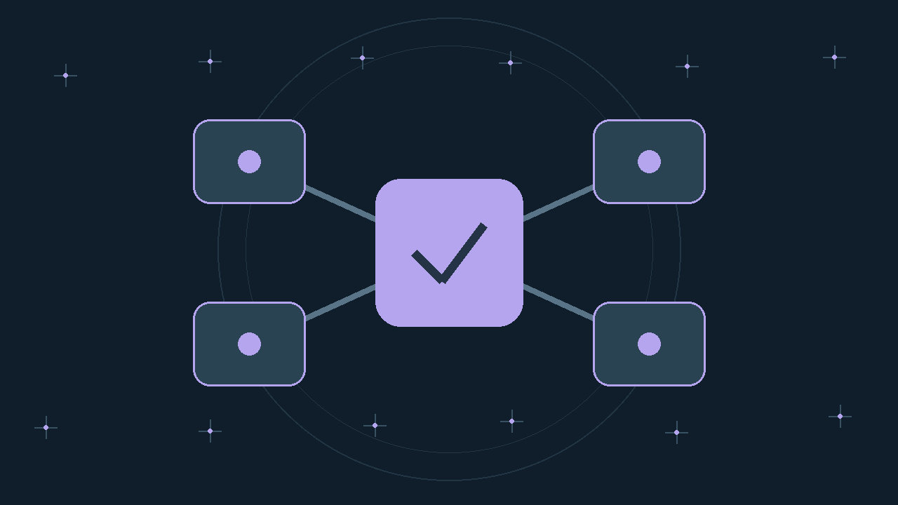 Illustration générée : modules reliés.