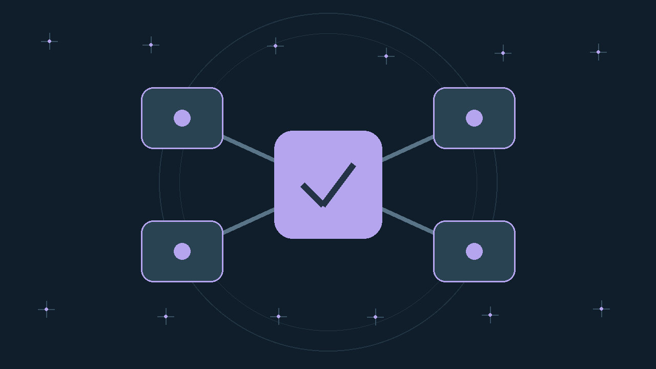 Illustration générée : modules reliés.