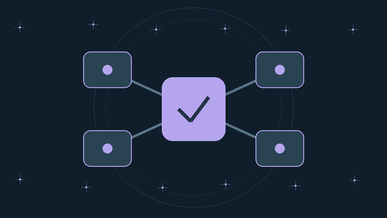 Illustration générée : modules reliés.
