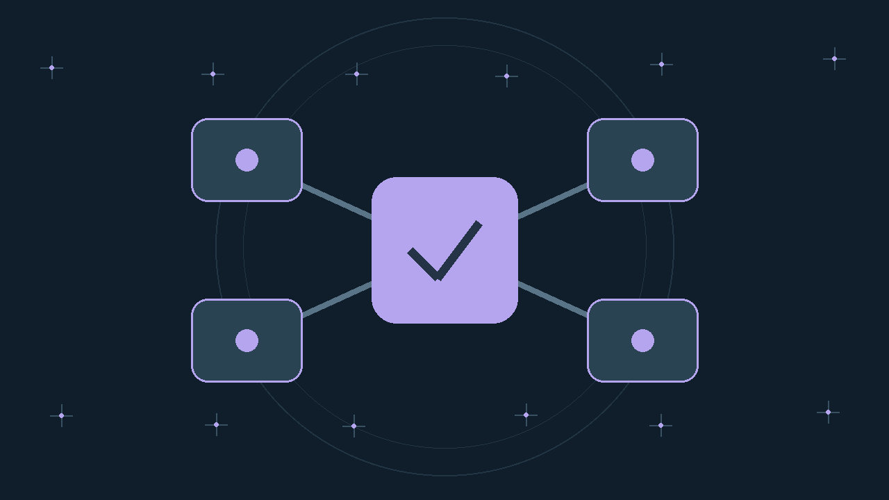 Illustration générée : modules reliés.