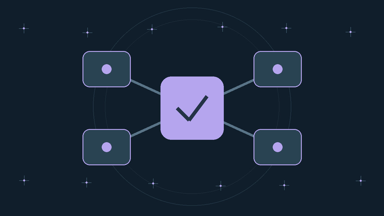 Illustration générée : modules reliés.