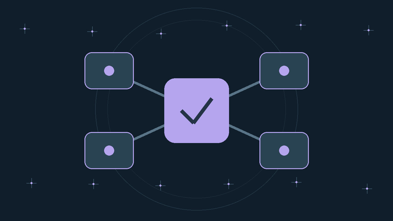 Illustration générée : modules reliés.