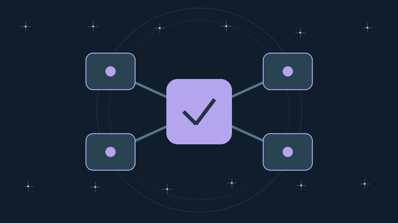 Illustration générée : modules reliés.