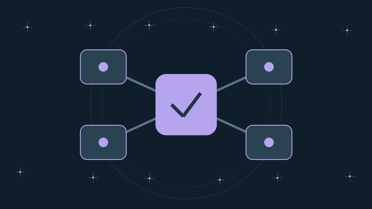 Illustration générée : modules reliés.