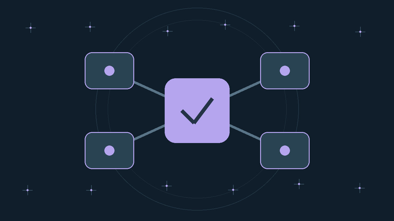 Illustration générée : modules reliés.