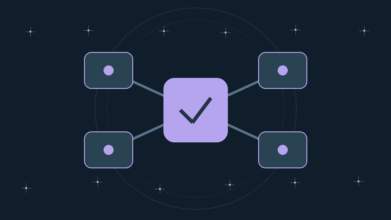 Illustration générée : modules reliés.
