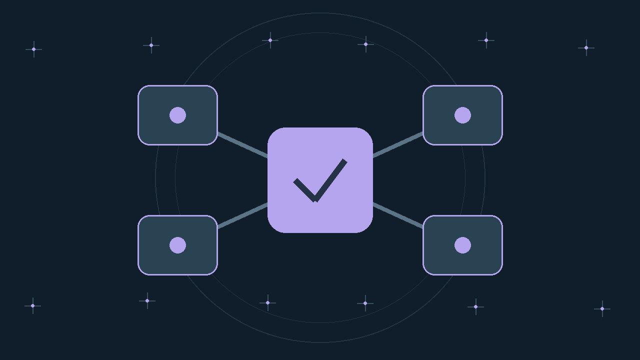 Illustration générée : modules reliés.