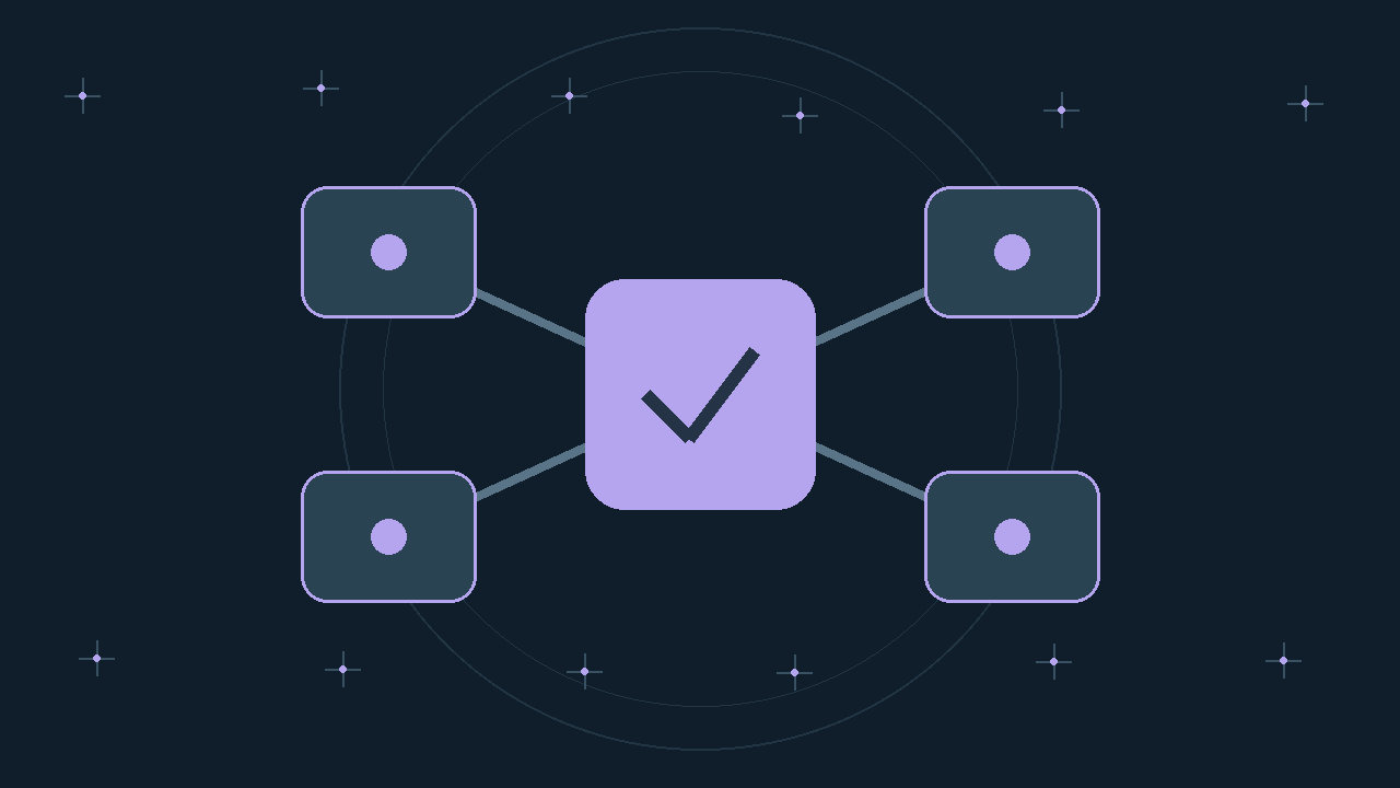Illustration générée : modules reliés.