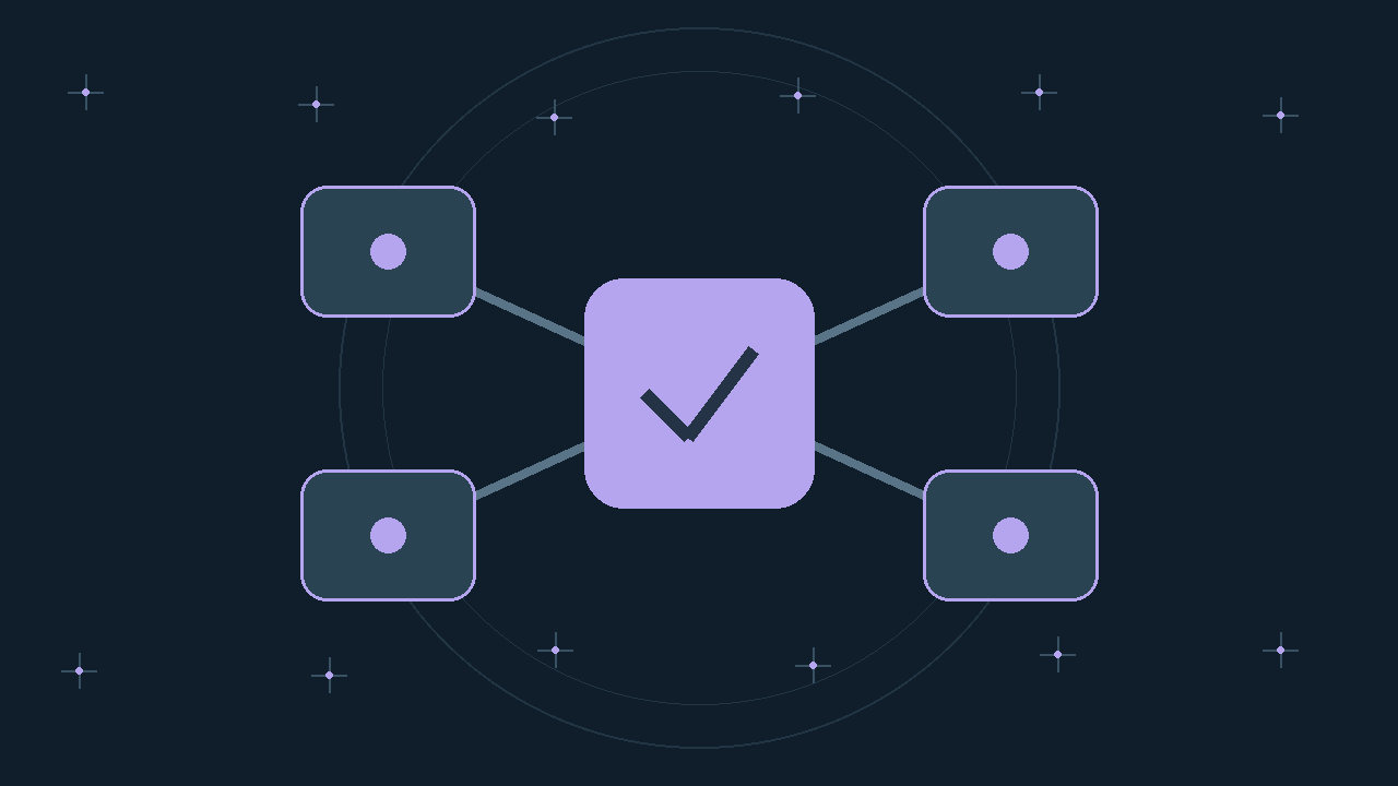 Illustration générée : modules reliés.