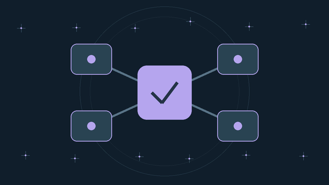 Illustration générée : modules reliés.