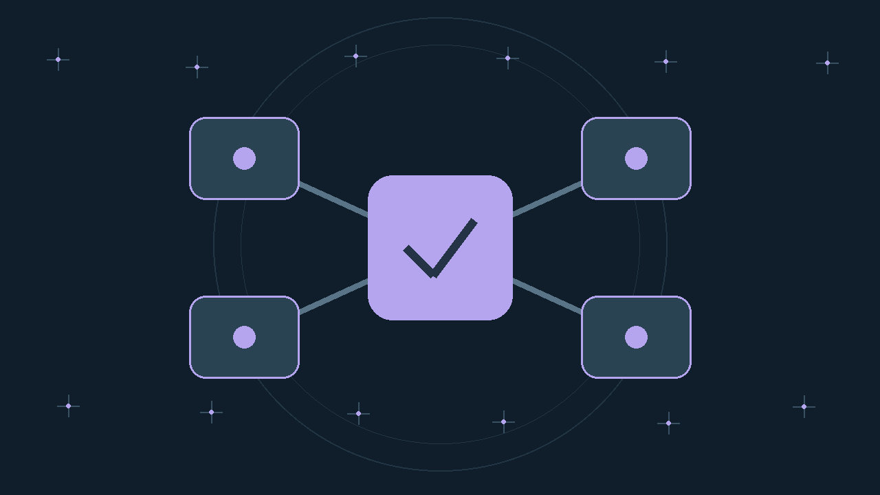 Illustration générée : modules reliés.
