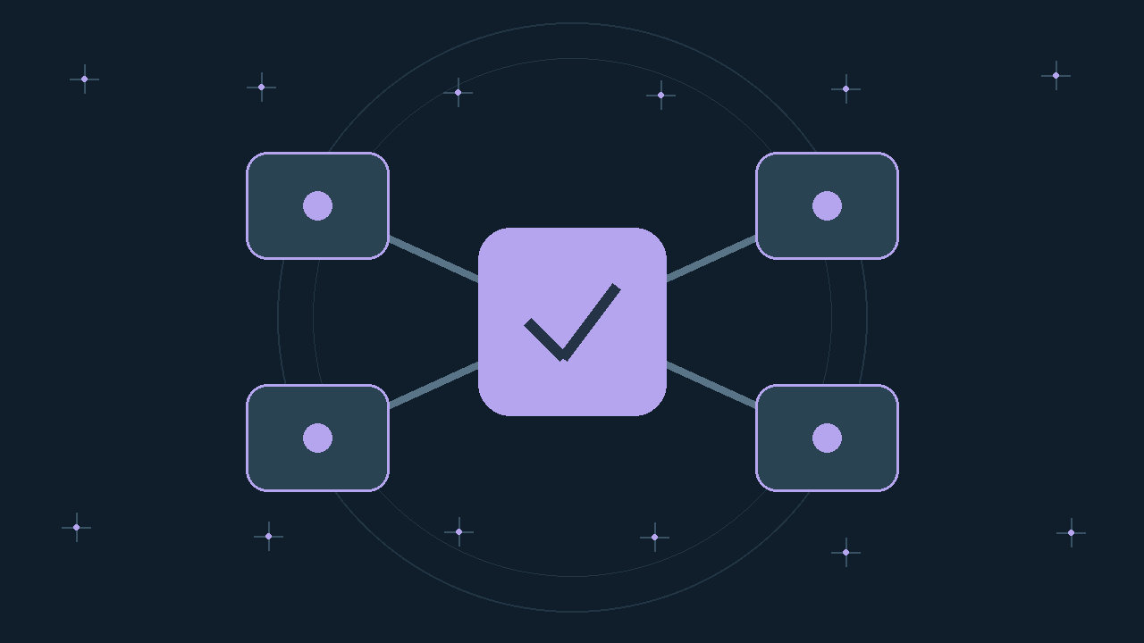 Illustration générée : modules reliés.