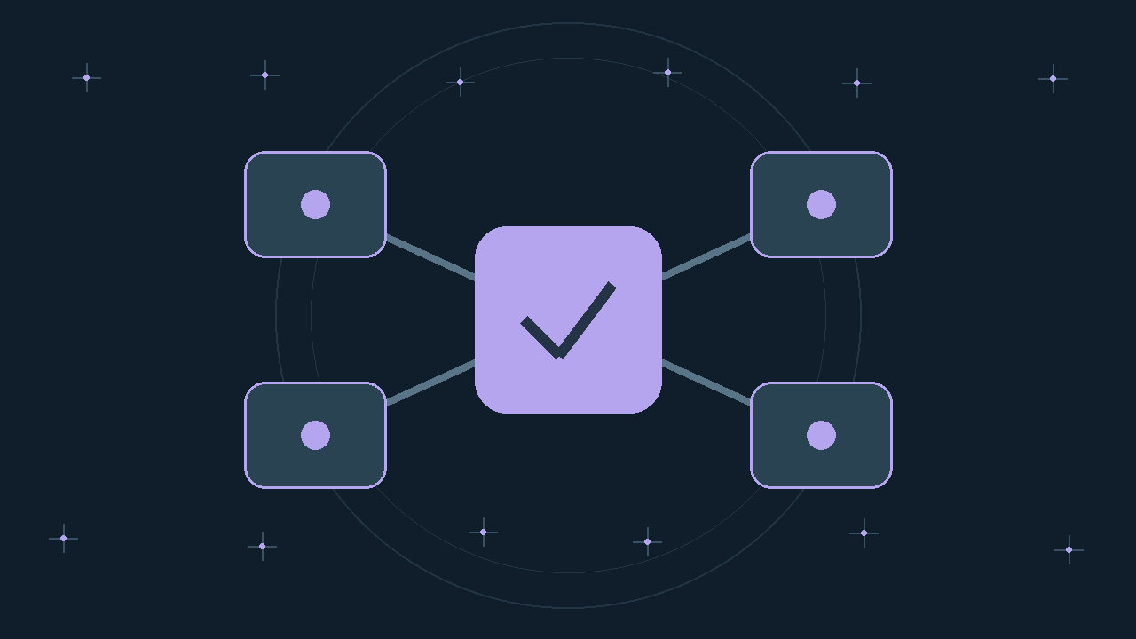 Illustration générée : modules reliés.