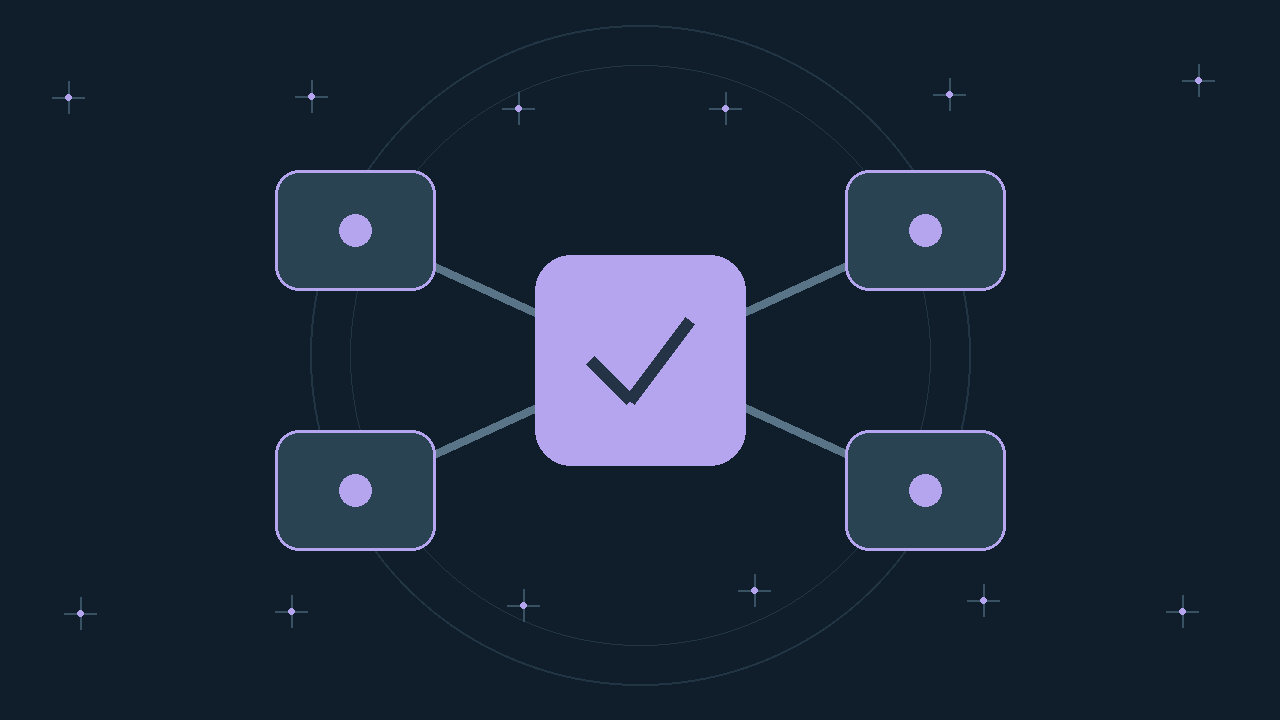 Illustration générée : modules reliés.