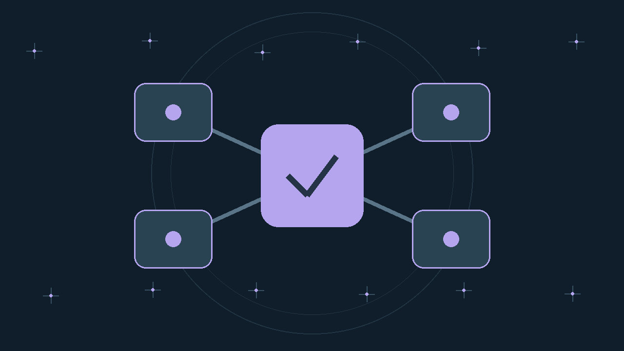 Illustration générée : modules reliés.