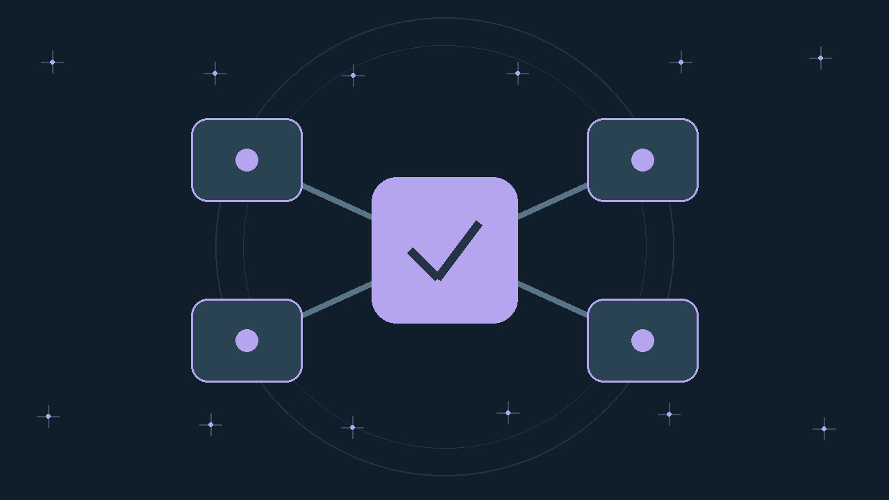 Illustration générée : modules reliés.