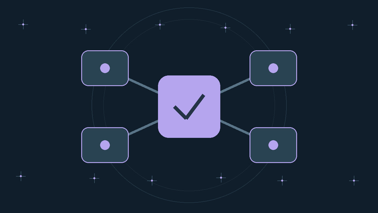 Illustration générée : modules reliés.