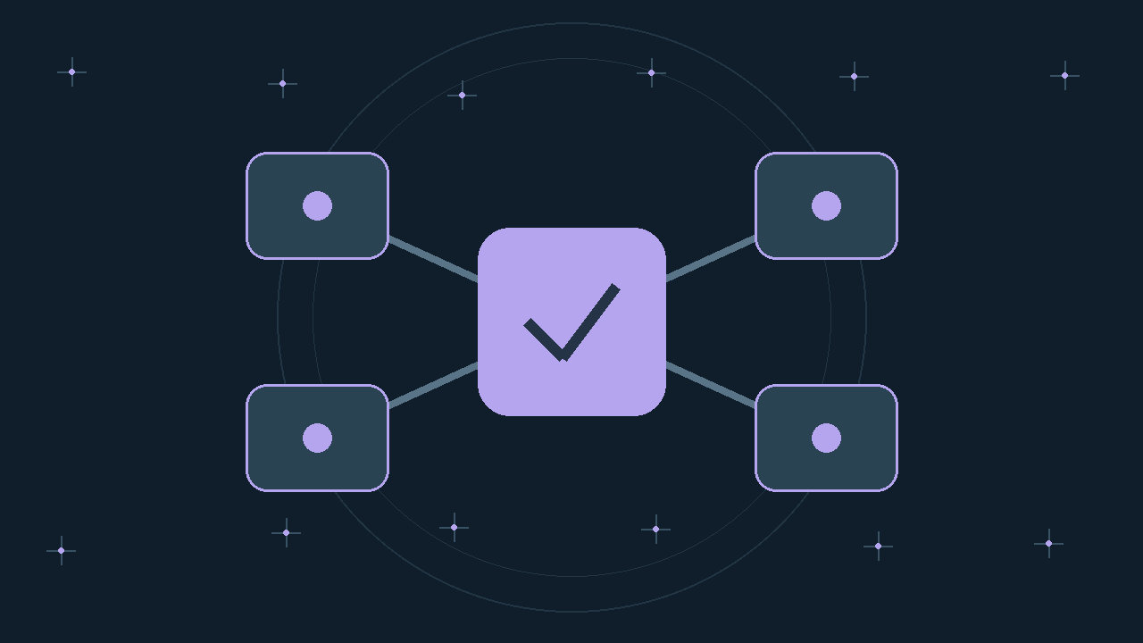 Illustration générée : modules reliés.