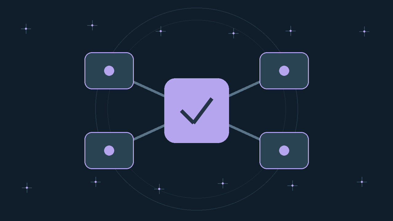 Illustration générée : modules reliés.