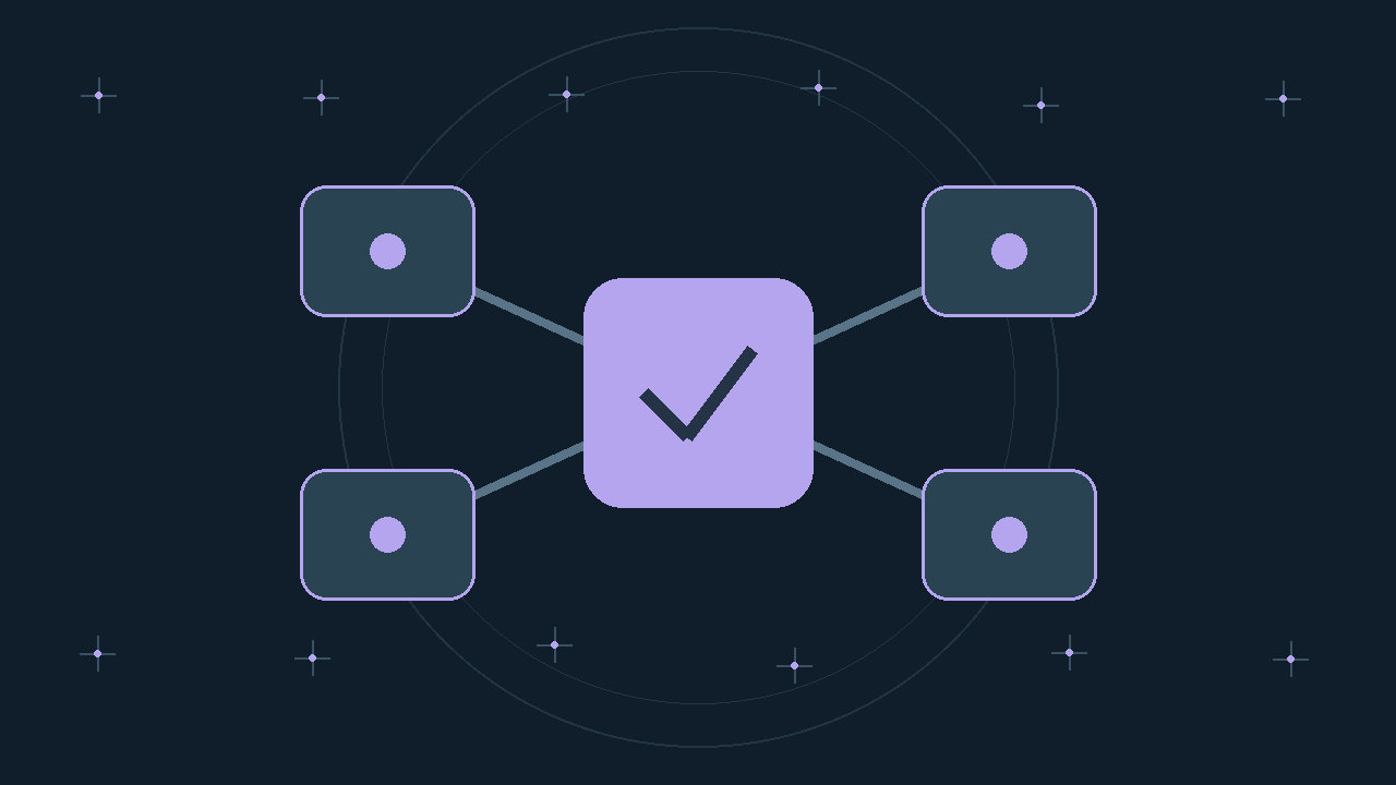 Illustration générée : modules reliés.