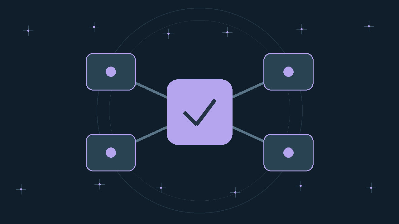 Illustration générée : modules reliés.