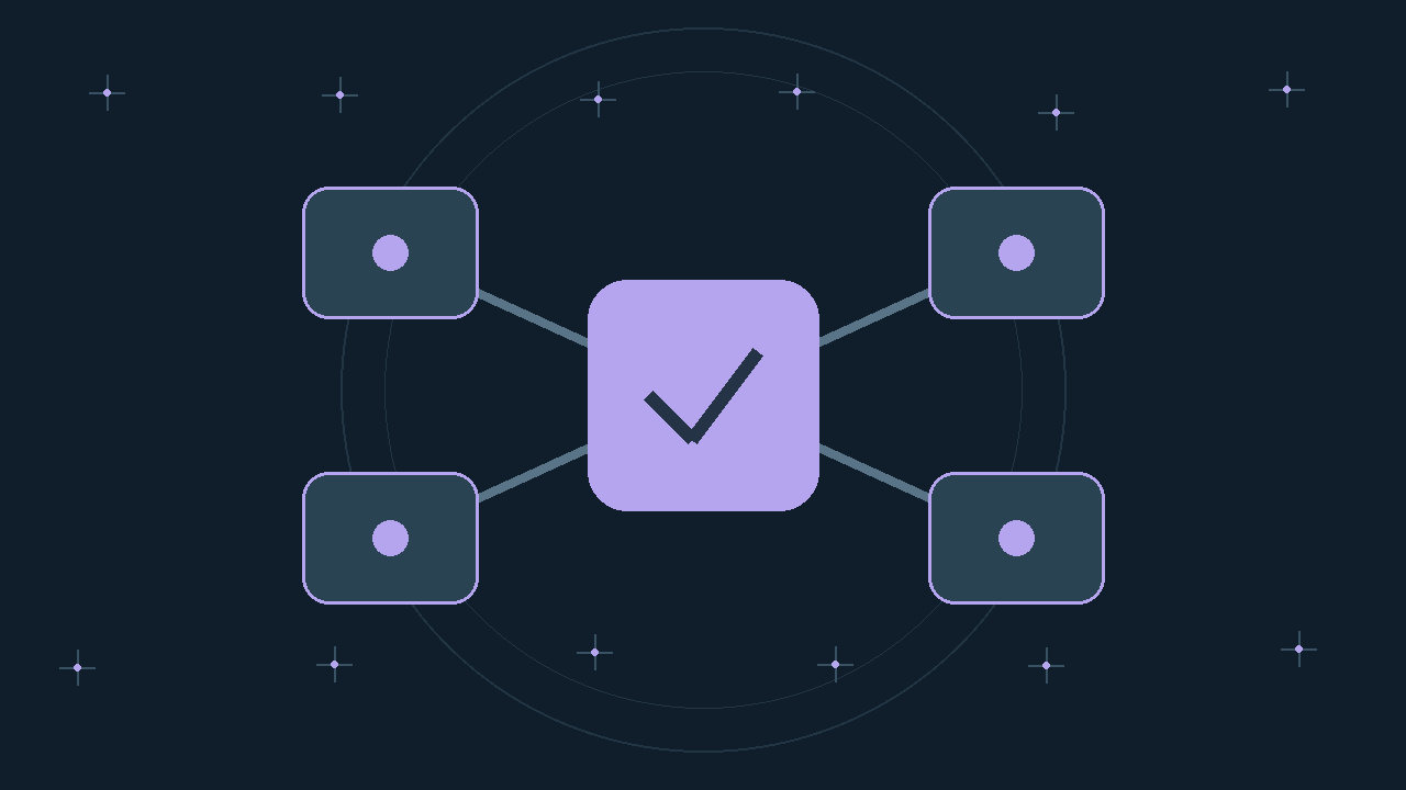 Illustration générée : modules reliés.