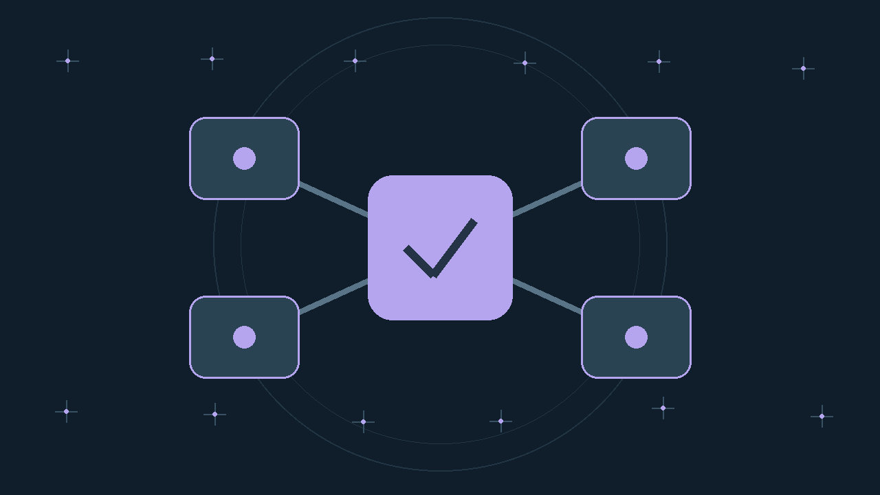 Illustration générée : modules reliés.