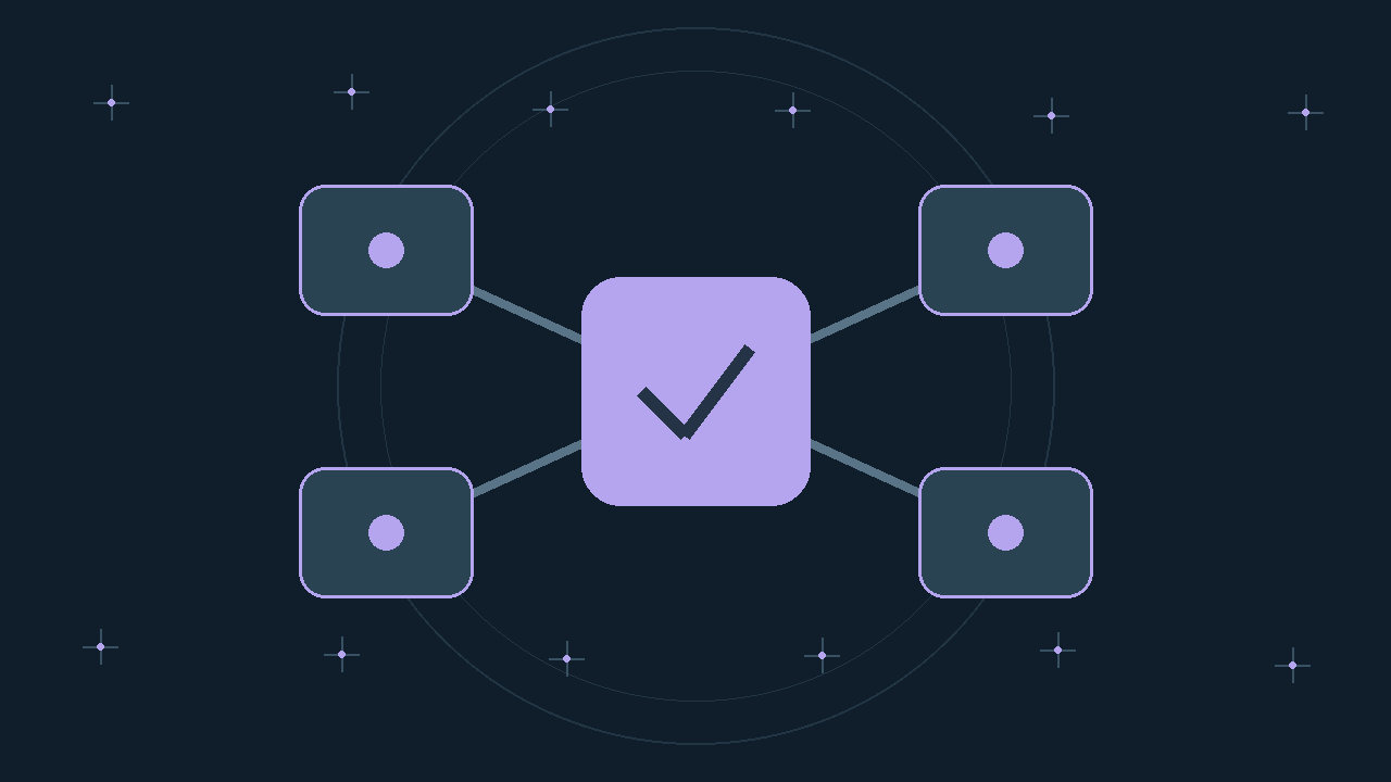 Illustration générée : modules reliés.