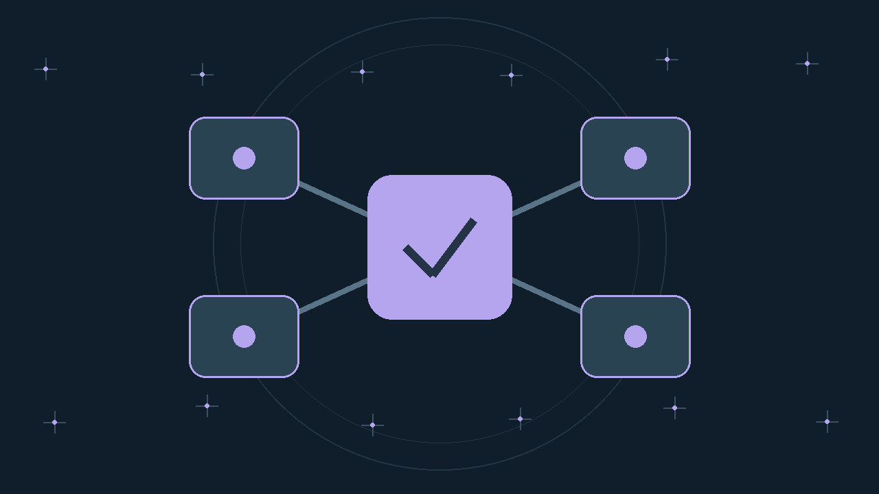 Illustration générée : modules reliés.