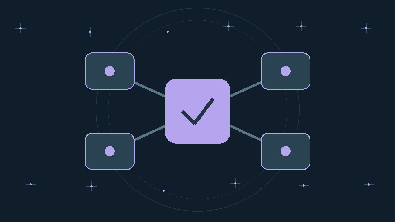 Illustration générée : modules reliés.