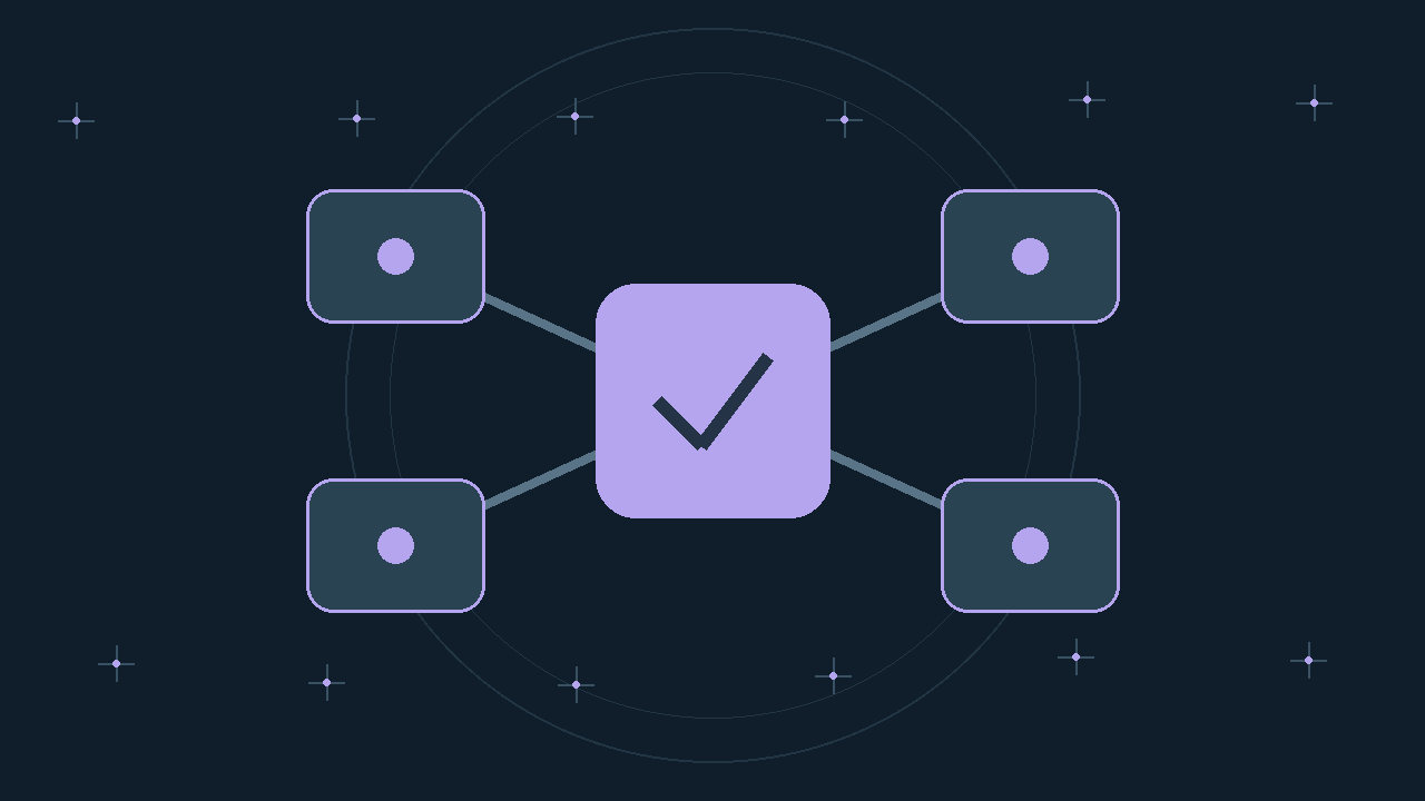Illustration générée : modules reliés.