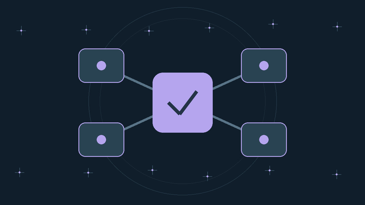 Illustration générée : modules reliés.