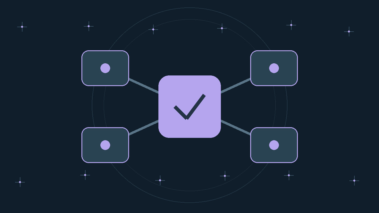 Illustration générée : modules reliés.