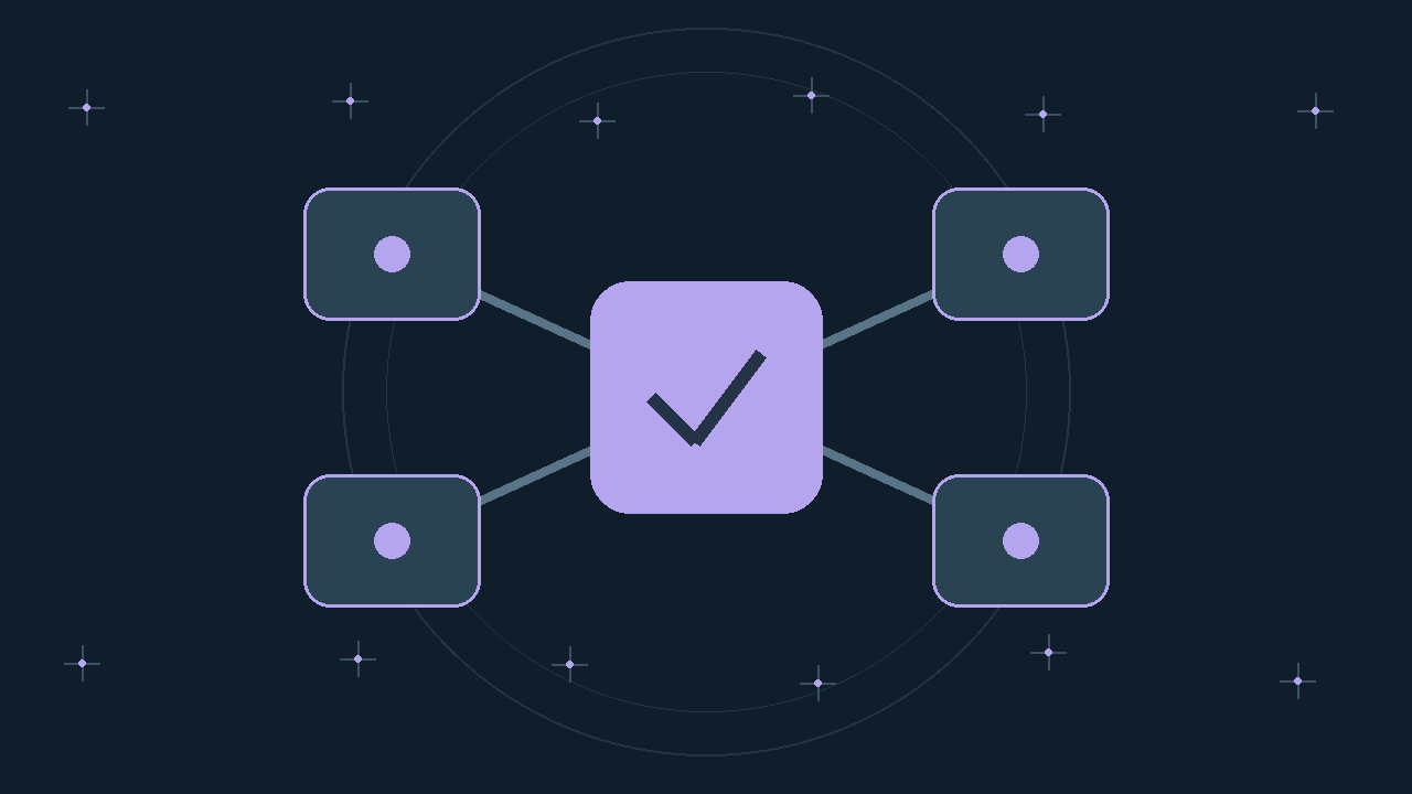 Illustration générée : modules reliés.