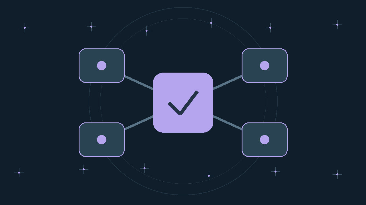 Illustration générée : modules reliés.
