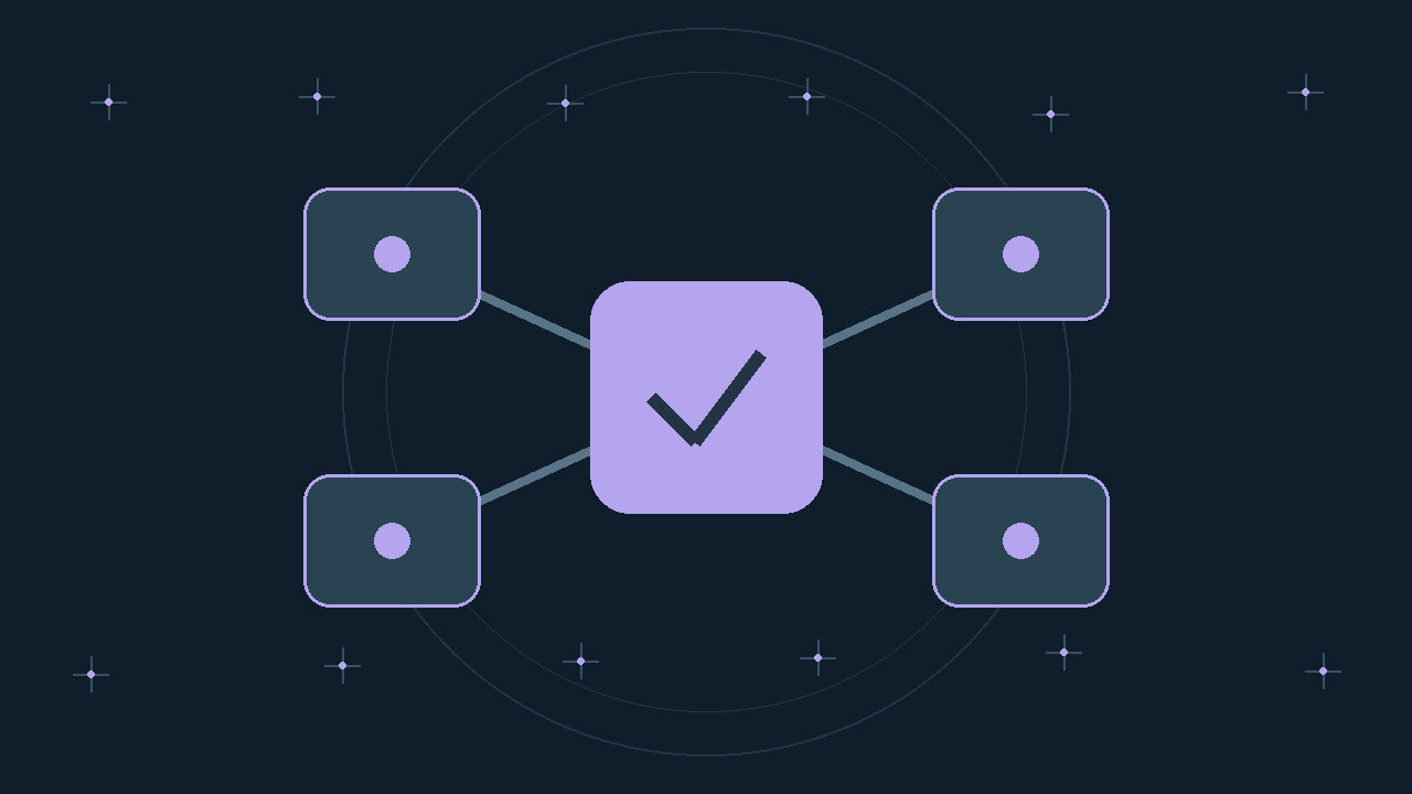 Illustration générée : modules reliés.