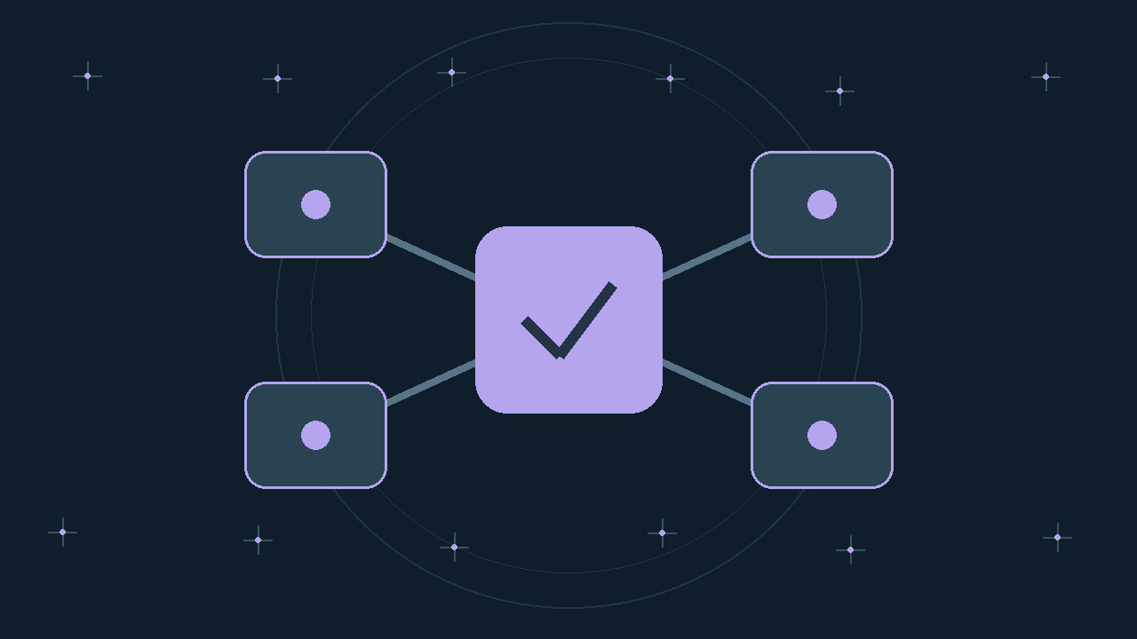 Illustration générée : modules reliés.
