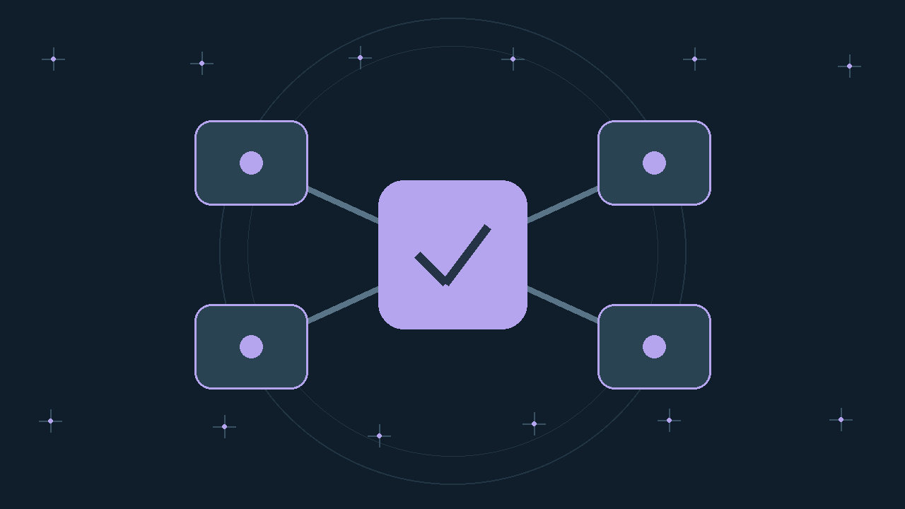 Illustration générée : modules reliés.