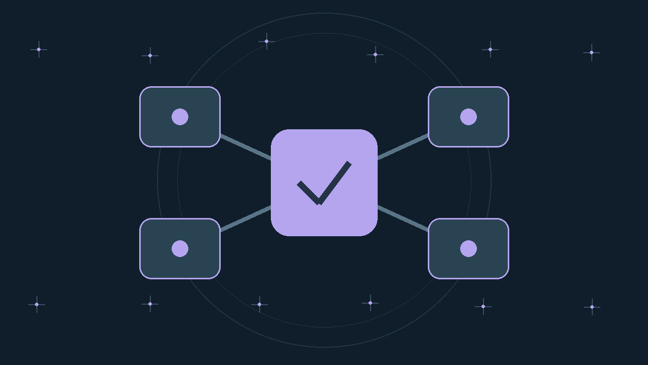 Illustration générée : modules reliés.