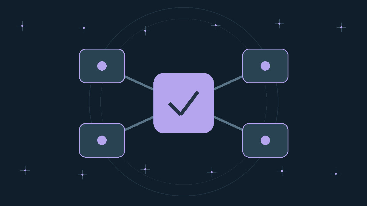 Illustration générée : modules reliés.