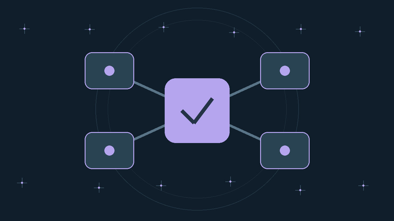 Illustration générée : modules reliés.