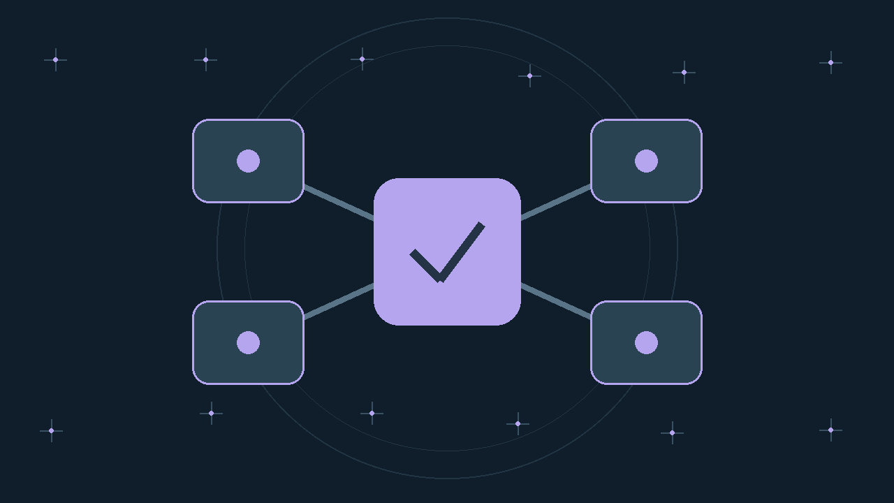 Illustration générée : modules reliés.