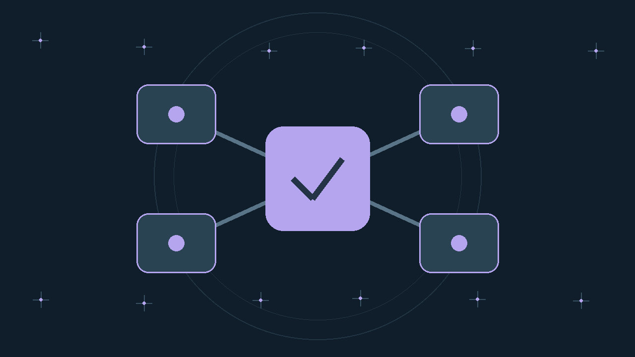 Illustration générée : modules reliés.
