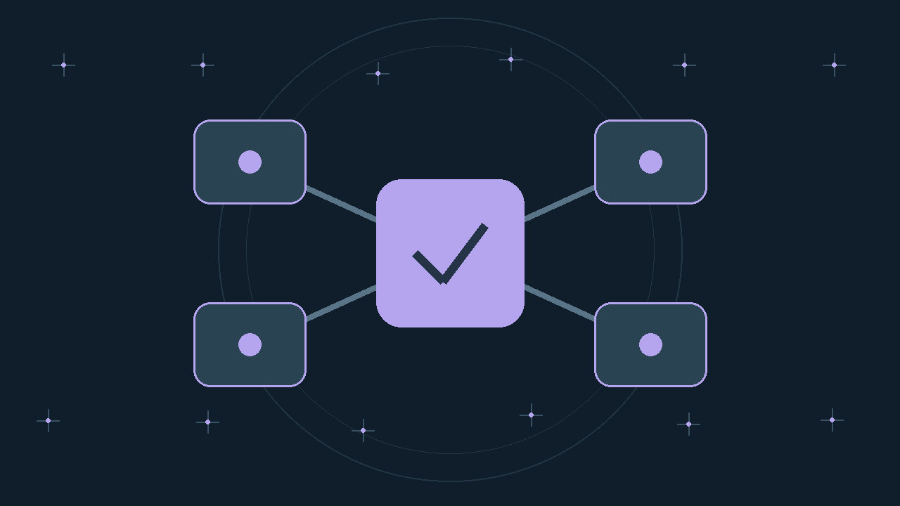 Illustration générée : modules reliés.