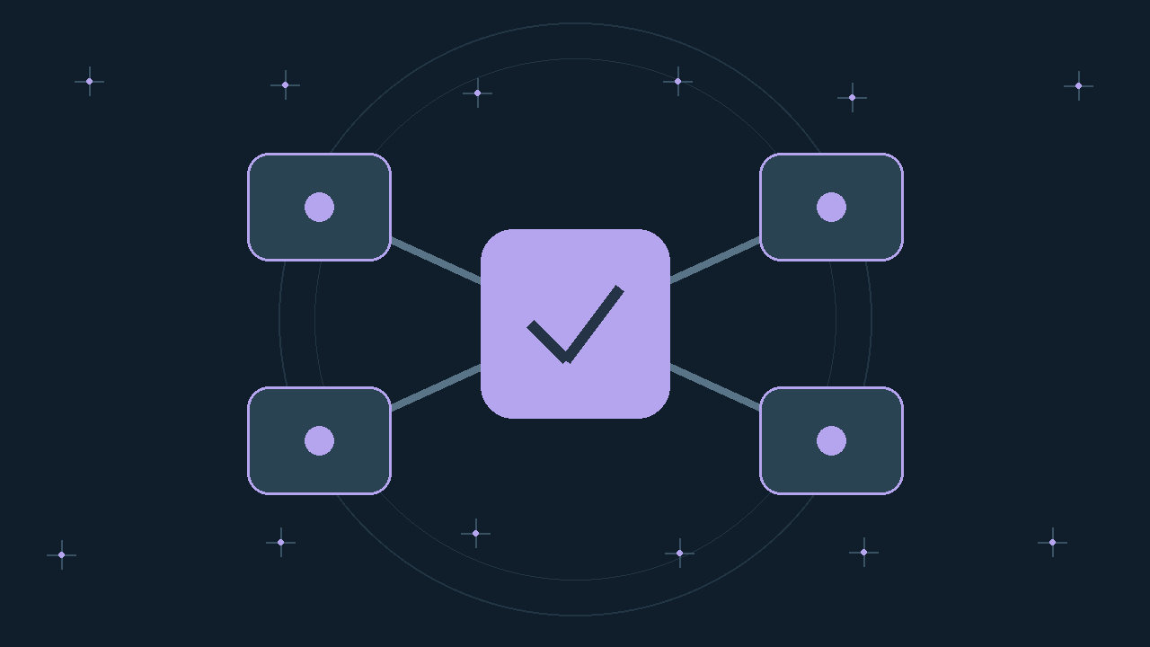 Illustration générée : modules reliés.